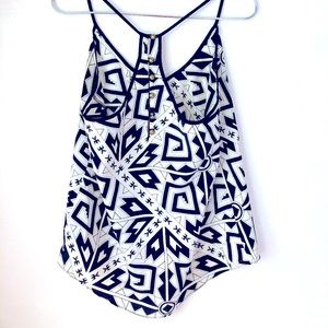 Amanda Uprichard Silk Strapy razorback tank sz P